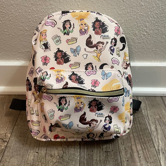 Disney Princess Handbags - Disney Princess Mini Backpack All Over Print Fast Forward brand